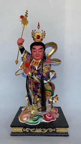 哪吒三太子金身木雕中坛元帅台湾