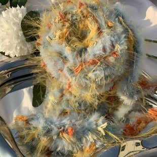 敦煌·沙|diy手编特色皮草线网红手混线毛线团ins风可编织