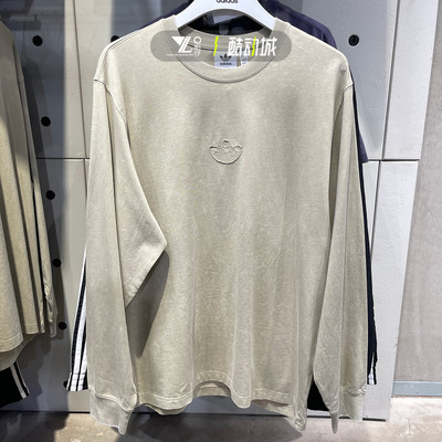 阿迪达斯男子休闲做旧上衣T恤