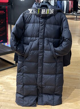 jordan男子过膝长款羽绒服外套