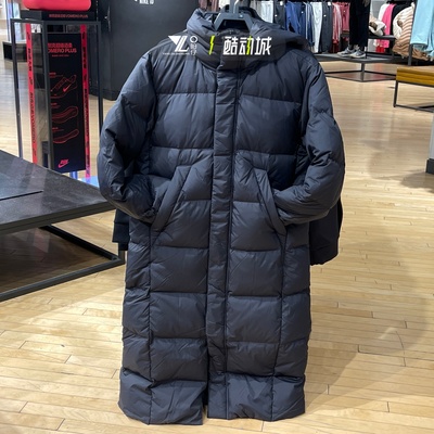 jordan男子过膝长款羽绒服外套