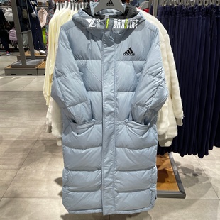 保暖防寒外套KF6747KE5406 羽绒服男女同款 adidas阿迪达斯正品 长款