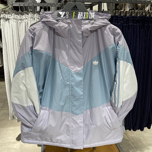 阿迪达斯三叶草女士保暖羽绒服