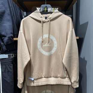 运动休闲宽松连帽卫衣 套头衫 IB2756 ADIDAS阿迪达斯女子经典 正品