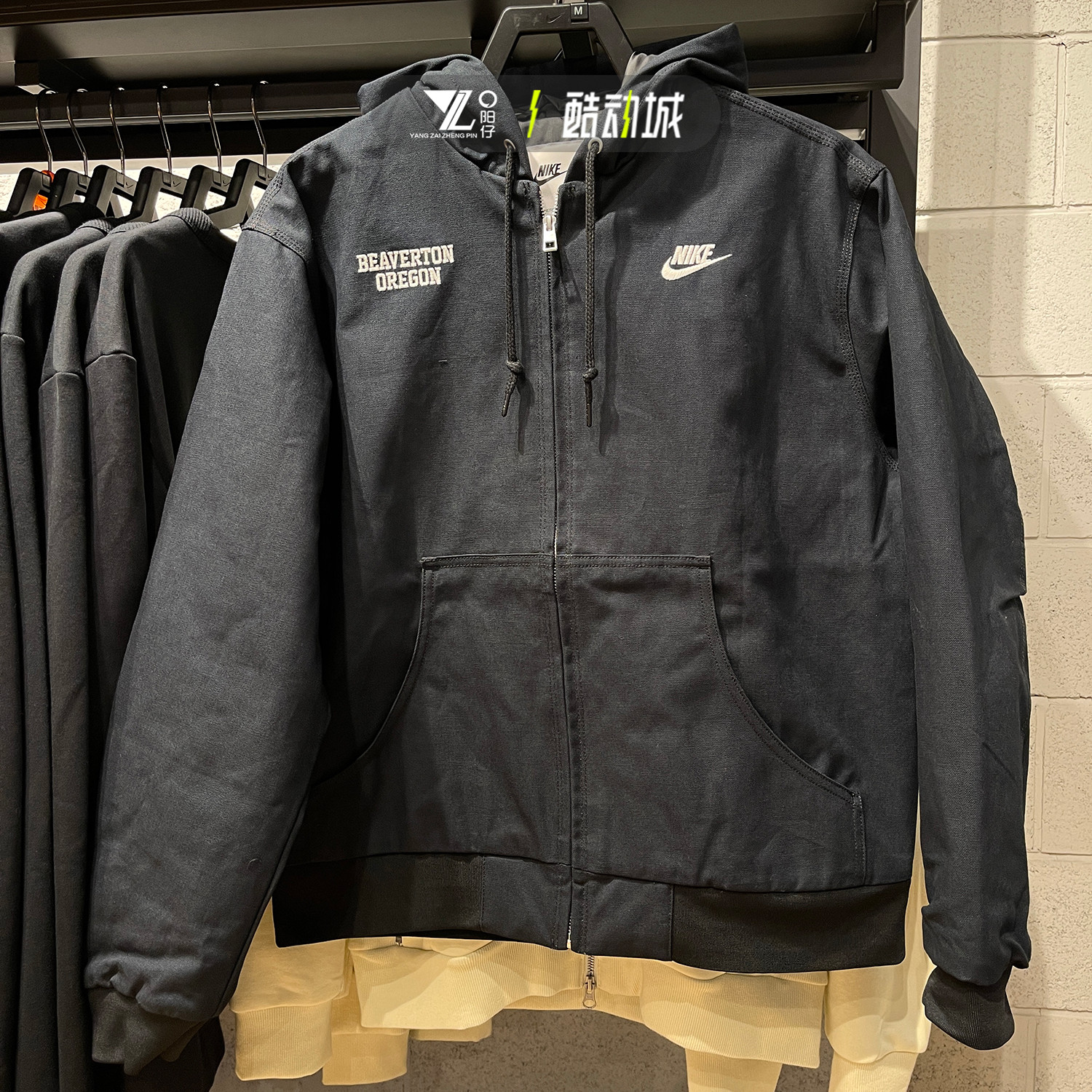 专柜正品耐克男子运动休闲棉服