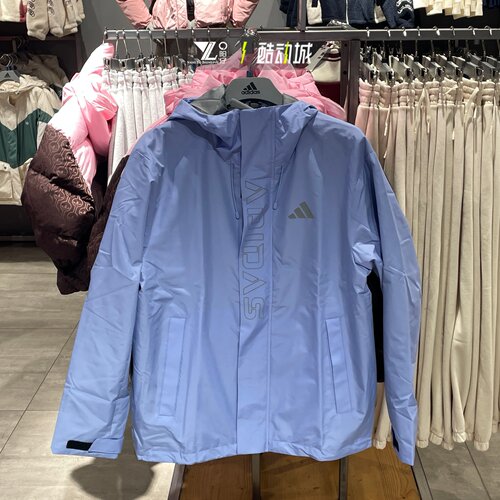 阿迪达斯男女运动休闲冲锋衣外套