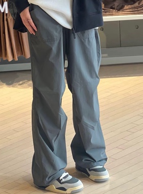 Jordan男子飞人刺绣小标梭织速干直筒运动长裤工装裤FV7307-068