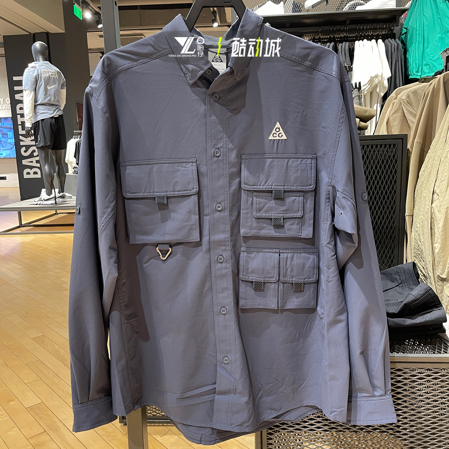 正品耐克男工装运动休闲夹克外套