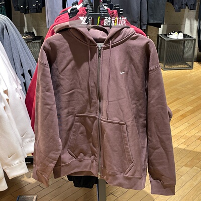 nike耐克官方正品春季保暖外套男子纯色防风休闲夹克HV1085-502