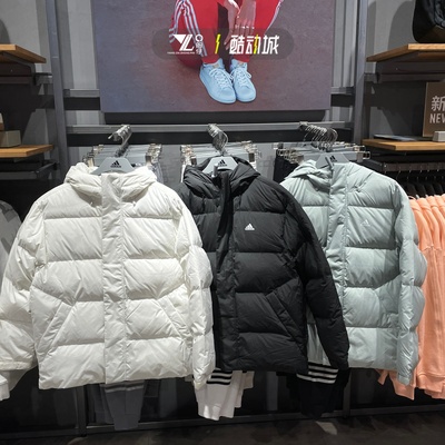 阿迪达斯官方保暖男女运动羽绒服