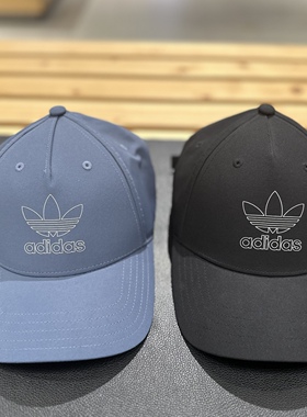 阿迪达斯三叶草男女同款户外运动遮阳鸭舌帽棒球帽IS4633 JS4634