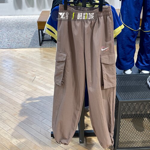 Nike耐克女子大口袋工装阔腿裤