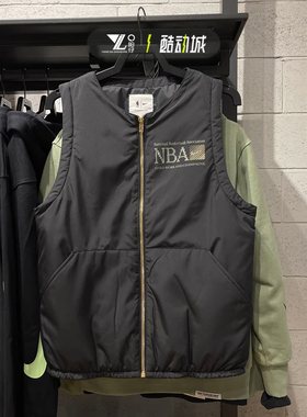 专柜正品nike耐克NBA男子梭织休闲保暖无袖背心棉马甲FD8452-010