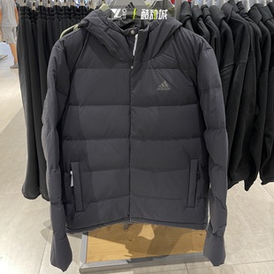 adidas阿迪达斯正品 简约保暖防风外套夹克KE5404 羽绒服男女同款