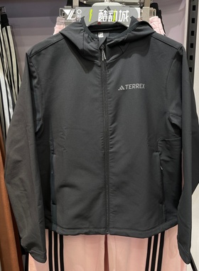 adidas阿迪达斯正品户外登山外套女子梭织防风舒适保暖夹克KE6435