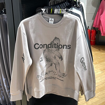 nike耐克正品ACG户外保暖卫衣男子冬季印花舒适套头衫IF1491-009