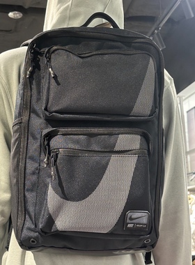 nike耐克男子大容量双肩背包大勾子多格收纳书包旅行包HF0635-010