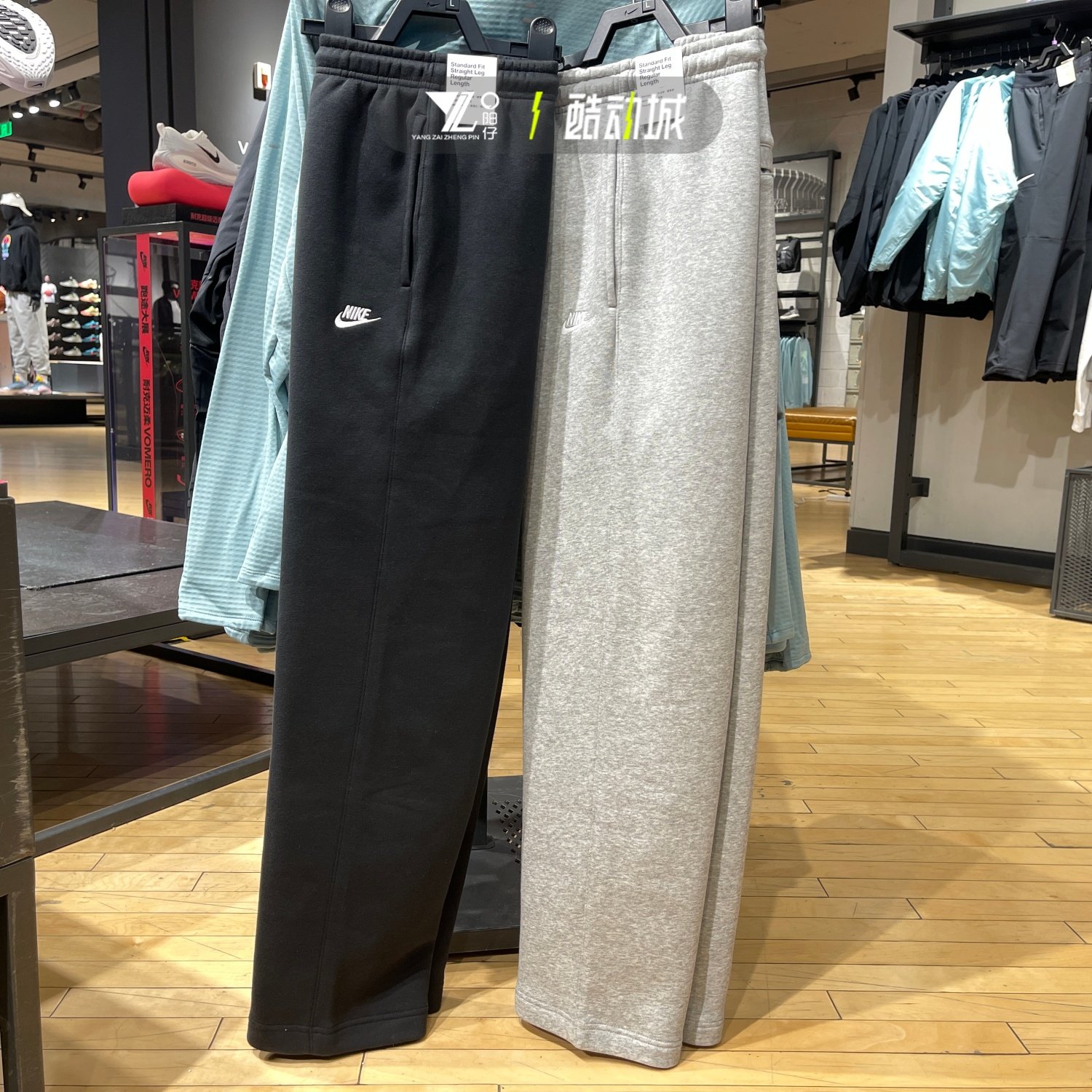 nike耐克冬加绒直筒裤男刺绣logo保暖防风休闲长裤FN3732-010-063,运动服/休闲服装,运动长裤,淘宝优惠券,粉丝福利购,淘宝优惠卷