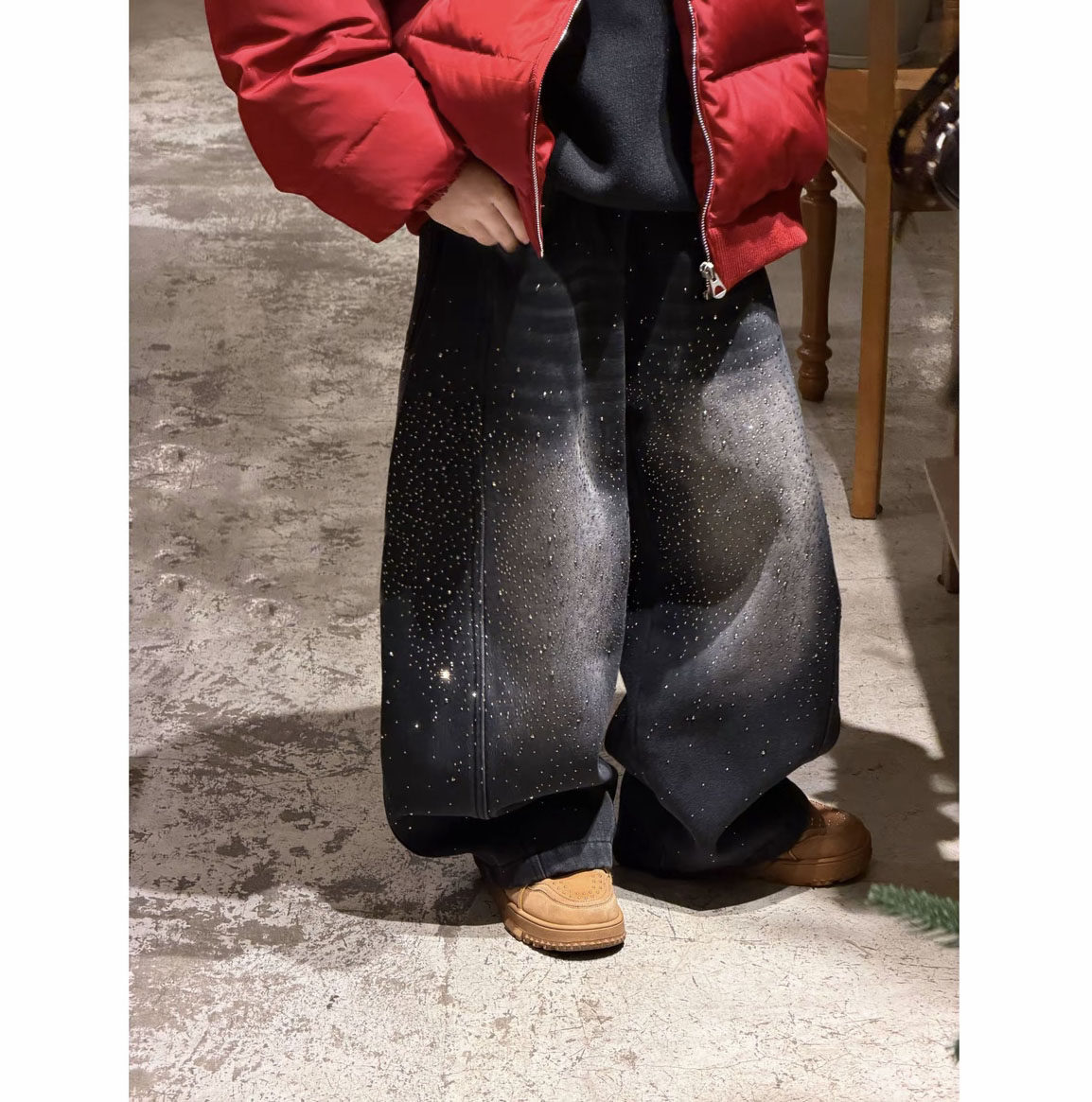 【璀璨星闪】秋冬亮闪闪休闲加绒牛仔裤,童装/婴儿装/亲子装,儿童牛仔裤,淘宝优惠券,粉丝福利购,淘宝优惠卷