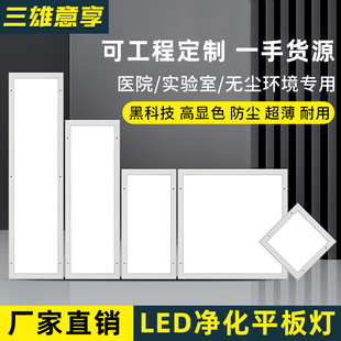 定制300x1200净化灯led洁净灯30x90医院手术室无尘车间专用平板灯