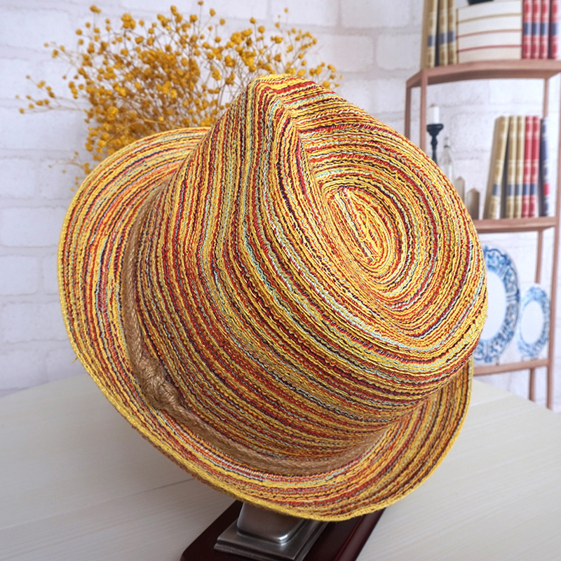 Song, Spring and summer men and women New products colour stripe Traveling sunshade Sunscreen Hat Foldable Straw hat Bucket hatsin the Accessories/Leather belt/Hat/Muffler , Hat  category - from Buy2taobao.com to provide professional Taobao agent buy service
