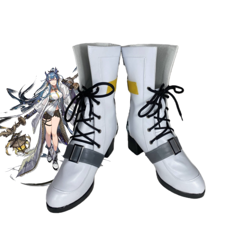 明日方舟令cos鞋子岁家干员cosplay二次元游戏道具鞋定做图片
