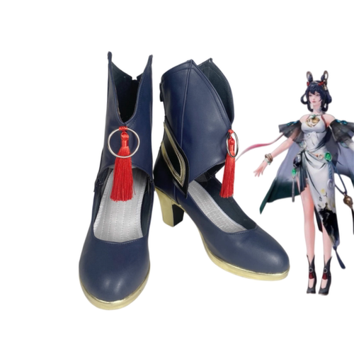 王者荣耀离恨烟公孙离cos鞋子墨染江湖公孙离cosplay鞋定制