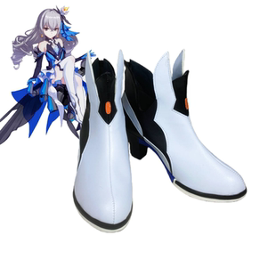 定做 动漫人物鞋 cosplay鞋 子靴子崩坏3布洛妮娅理之律者cos鞋