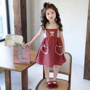 女童夏套装2026新款洋气儿童超好看背心裙韩系穿搭女宝夏季两件套