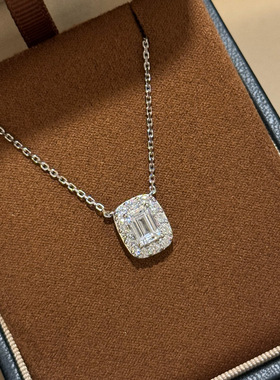 s925纯银轻奢镶钻拉阿斯切方钻