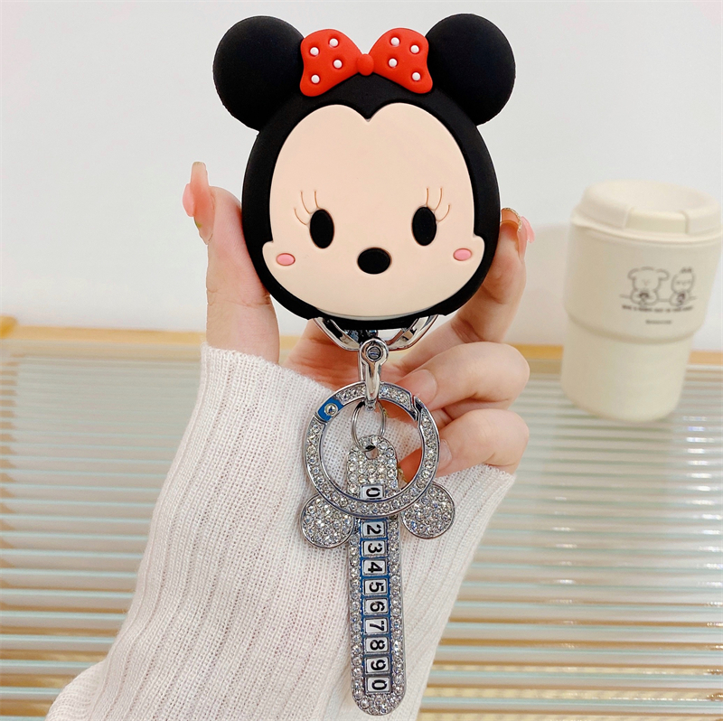 奔驰钥匙套E级钥匙扣卡通可爱女