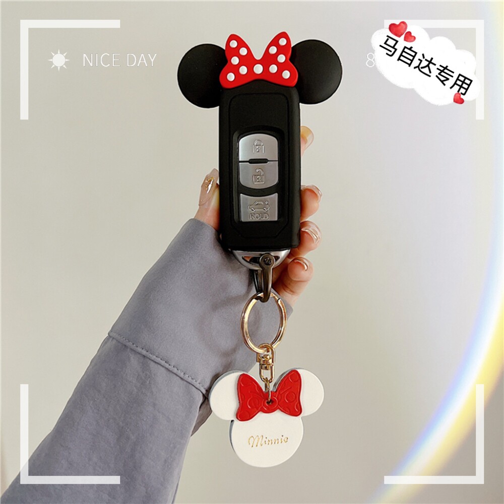 马自达36车钥匙套饰品卡通可爱女
