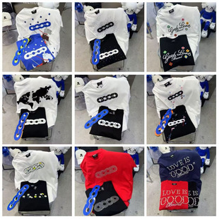 T恤男女同款 高级感宽松短袖 国潮GOOD假日缤纷糖果宝石轻奢时尚