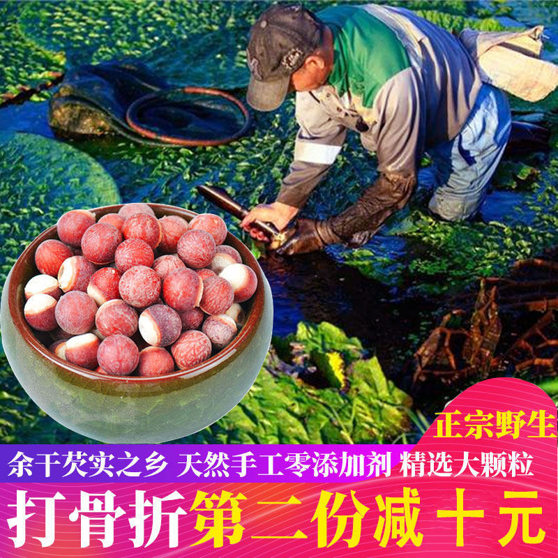 江西余干 野生 红皮 芡实包邮新货 农家自产 鸡头米 芡实干货500g