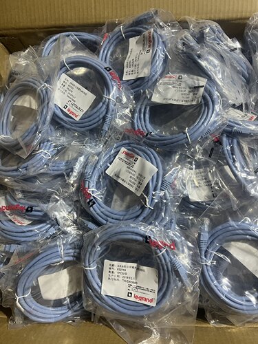 TCL罗格朗6类3米成品网线无氧铜国标legrand六类成品3米网络跳线