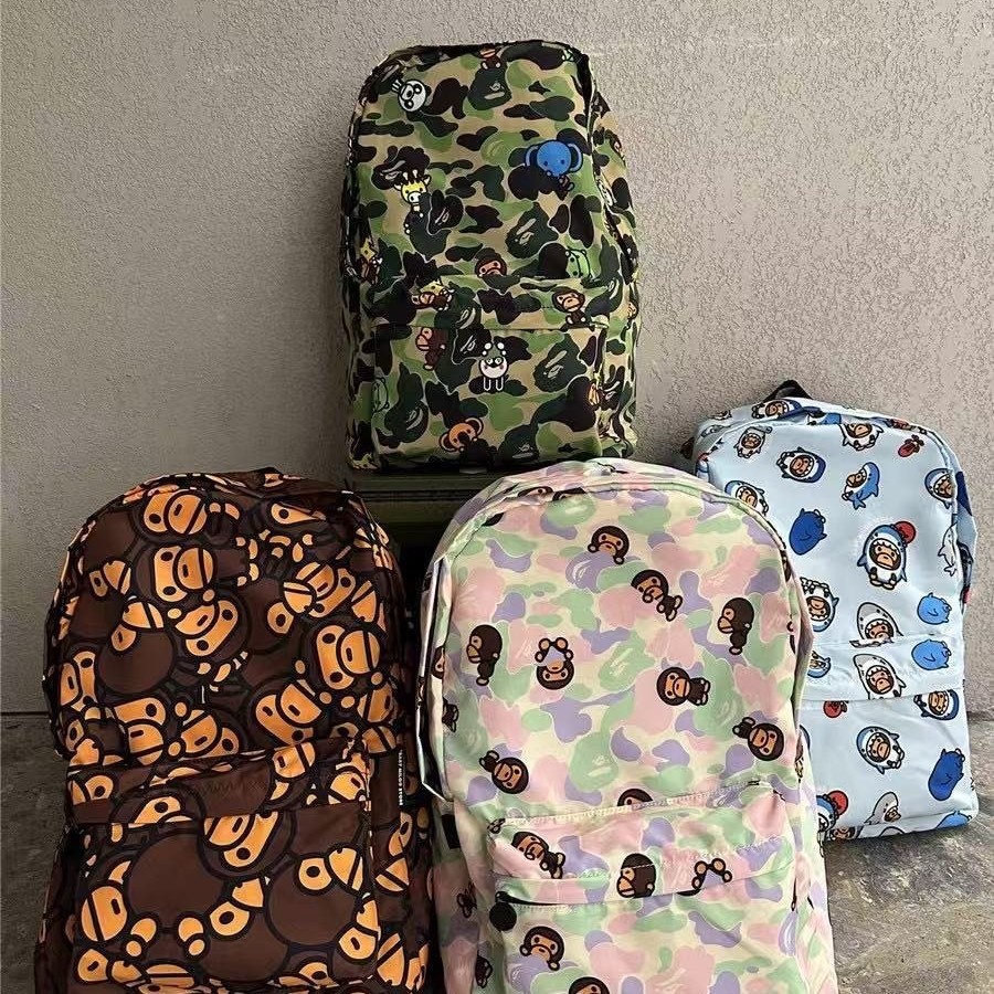 BEAD BABY 卡通可爱小猴子动物 休闲 双肩包书包 大号