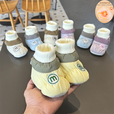 冬季婴儿棉鞋软底男女宝宝鞋袜