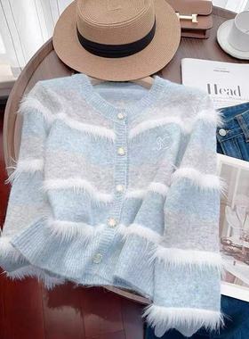 粉丝专享A030韩系慵懒风软糯毛衣女秋冬新款宽松显瘦针织衫上衣