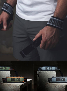 NOCO专业硬拉助力带男划船引体向上拉背缠绕式举重健身一字握力带