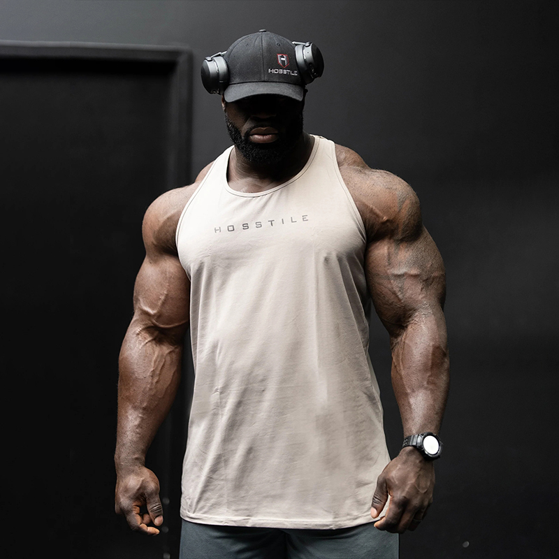 HOSSTILE撸铁训练背心显肌肉工字