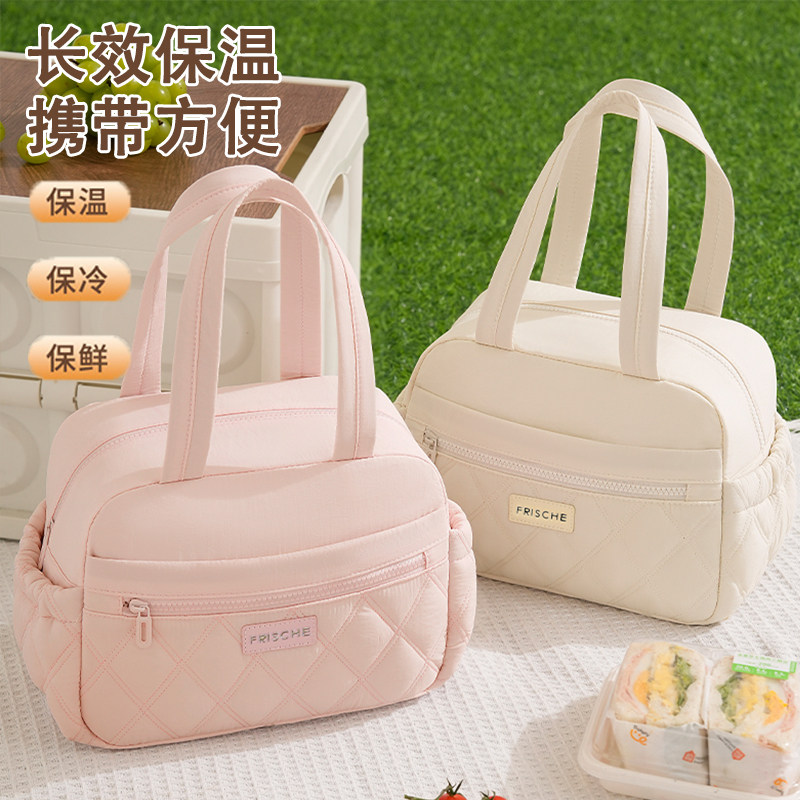 手提饭盒袋保温上班带饭高品质便当包大容量学生保冷冰包加厚野餐,收纳整理,饭盒袋,淘宝优惠券,粉丝福利购,淘宝优惠卷