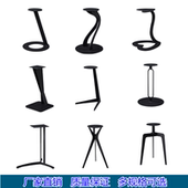 铁艺烤漆底座边几支架大理石岩板加高支架角几架加厚碳素钢桌子腿