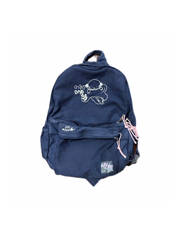 Вместительный и большой милый оригинальный дизайнерский рюкзак, с вышивкой