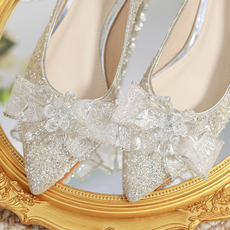 Dream Wedding Comfort: Chunky Heel Bridal Shoes for Pregnant Brides - Product image 5