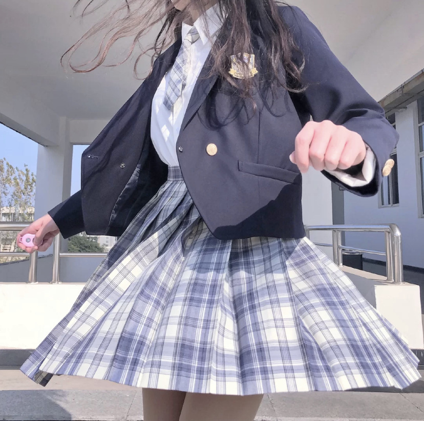 萌酱派正版JK制服裙日系学生秋冬百搭西装外套女学院半身裙职业