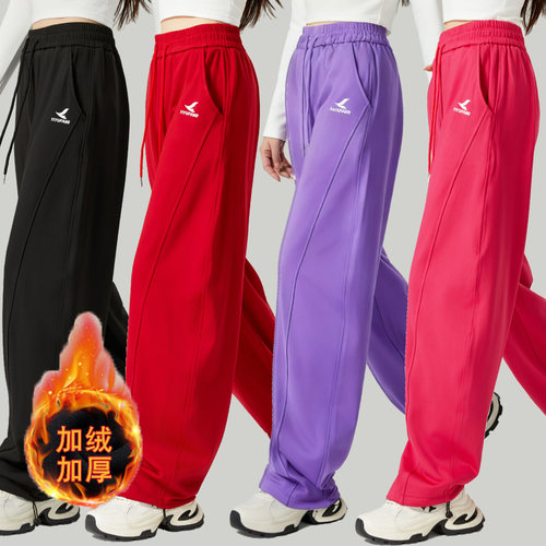 2025抖音同款加绒舞蹈长裤