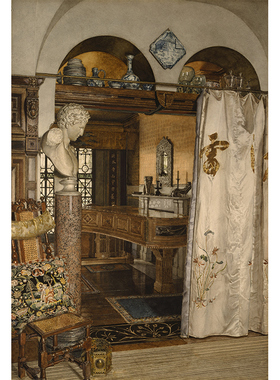 美术馆藏品油画客厅背景墙装饰画风水画Townshend House