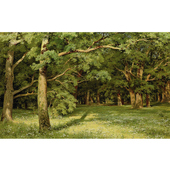 Shishkin Ivan 饰画客厅挂画 国外油画风景写实希施金装