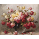 Vase 花卉油画 饰 酒店会所 居家室内装 饰画 Roses 装