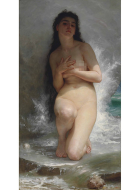 威廉·阿道夫·布格罗珍珠高清世界名画油画客厅卧室餐厅挂画玄关